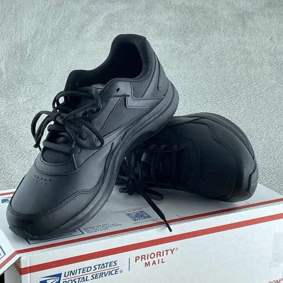 Reebok Men's Walk Ultra 7 DMX Max Shoe, Black/Grey/Royal, 9.5 S019 - Picture 3 of 10
